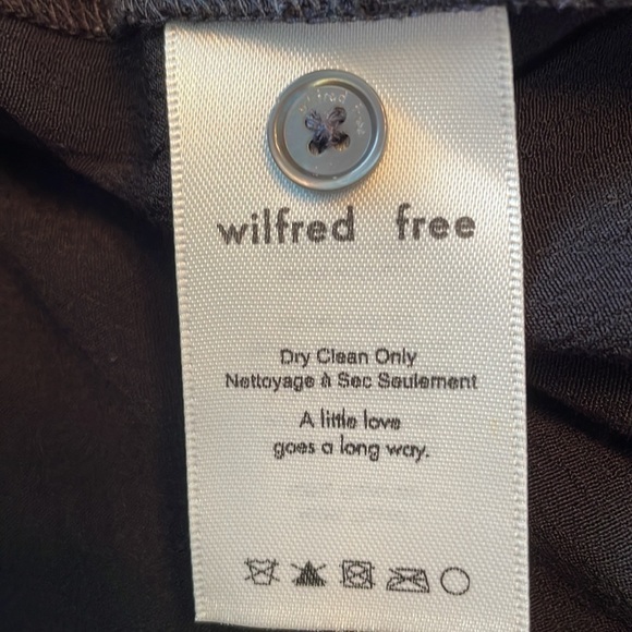 Wilfred Free Radhika Dress in Black Button Front Size XXS - Picture 6 of 7